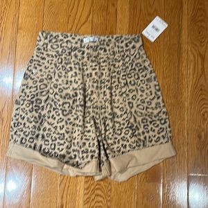 Free People Cheetah Shorts